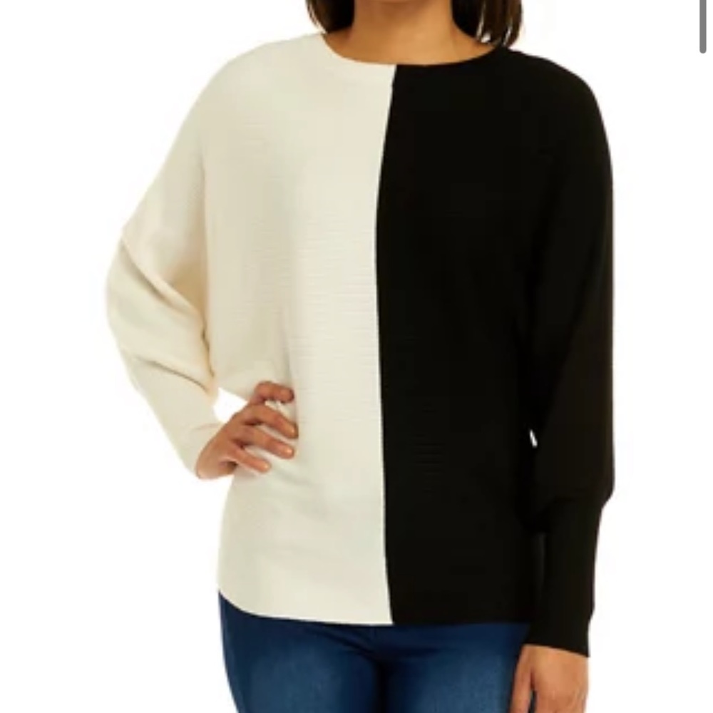 Cupio dolman sleeve sweater top